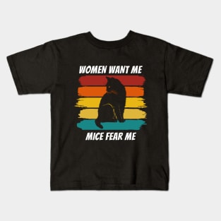 Women Want Me Mice Fear Me 2 Kids T-Shirt